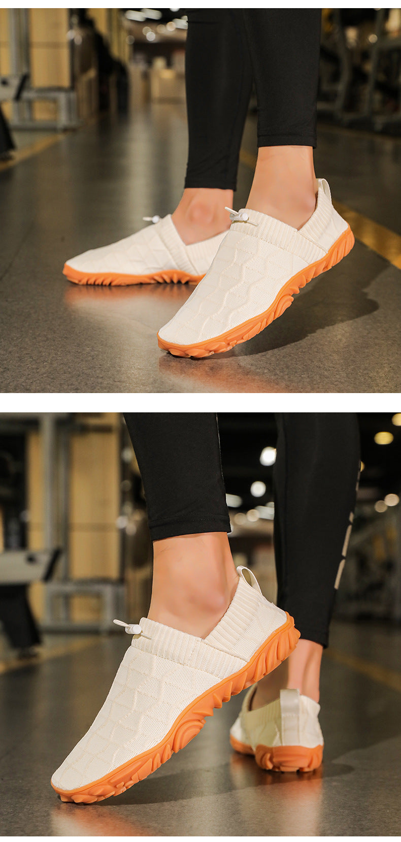 Outdoor Versatile Barefoot Breathable Sweat-Absorbent Fly-Knit Sports Shoes for Men and Women, Running Exercise, Daily Walking Fitness Wide-Toe Shoes